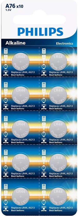 Philips – AG13 / LR44 – 10 stuks
