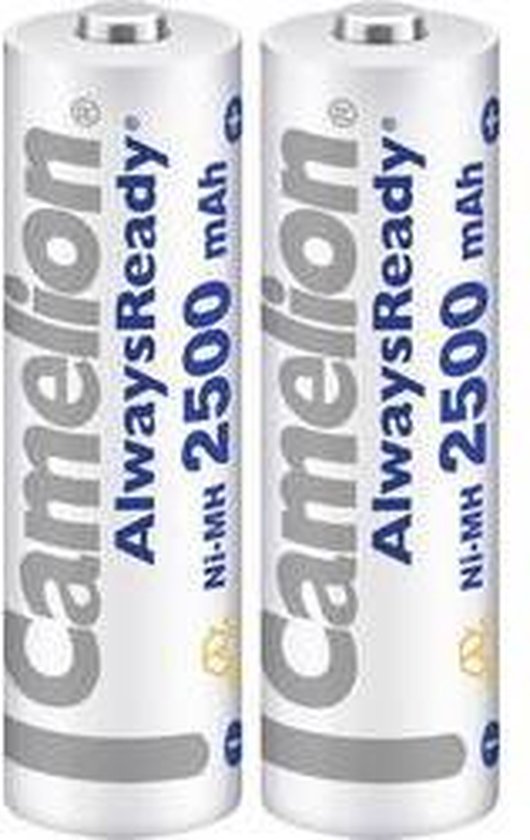 Camelion NI-MH Always Ready HR6 / AA / 2500mAh Oplaadbare Batterijen – 2 stuks