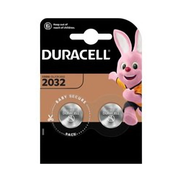 2 Duracell DL/CR 2032 knoopcel batterijen