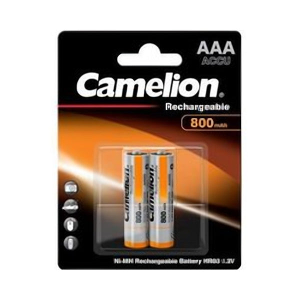 Camelion - Herlaadbare batterij Ni-MH - AAA / LR3- 800mAh - 2 stuks