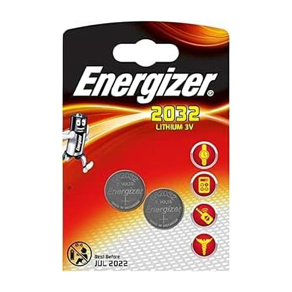 Energizer Knoopcel batterij 3V CR2032 / DL2032 - Blister van 2 stuks
