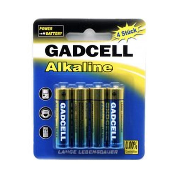 R6 / AA Alkaline Batterijen – 1.5V – 4 Stuks – Langdurige Energie