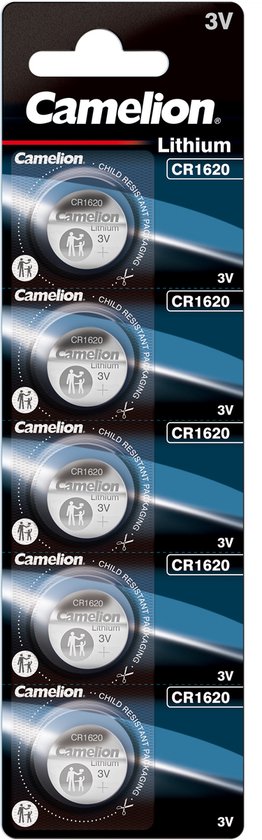 Camelion Lithium CR1620 3V blister 5