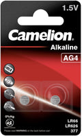 Camelion LR66 Knoopcel Alkaline 1.5V – 2 Stuks – 20mAh – AG4 Batterijen voor Kleine Elektronica