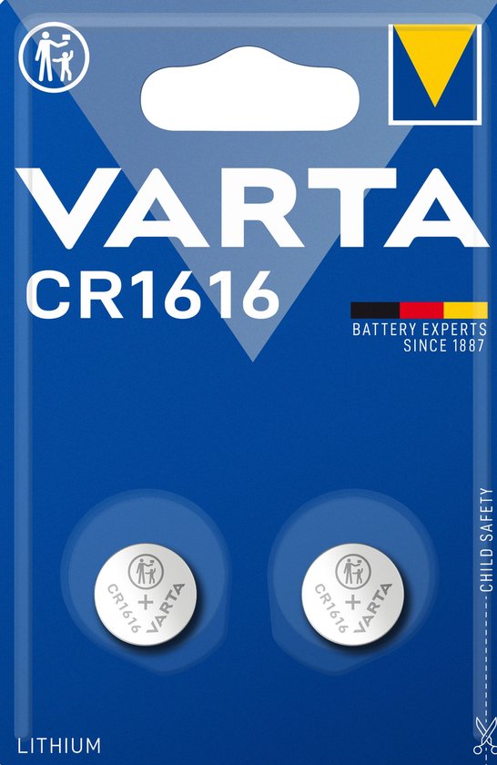 Varta Lithium CR1616 blister 2 (EAN 4008496991525)