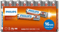 Philips LongLife Batterijen AAA - voordeelverpakking - 16 stuks