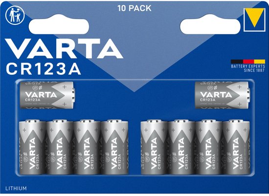 Varta Photo Lithium CR123 Blister 10