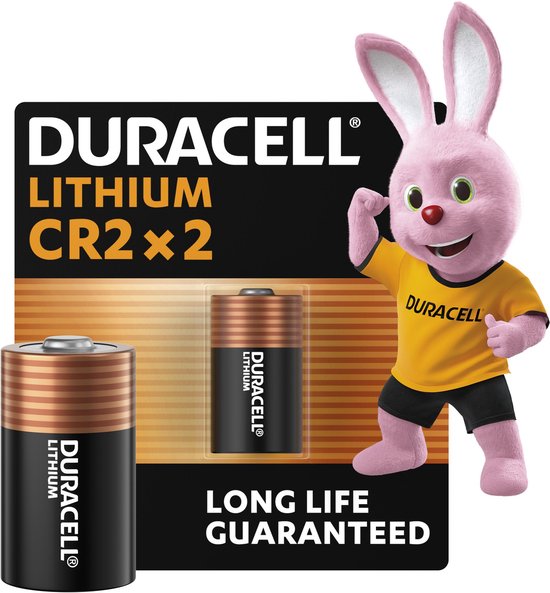 Duracell CR2 lithium batterij - 3V, CR15H270 - 2 stuks