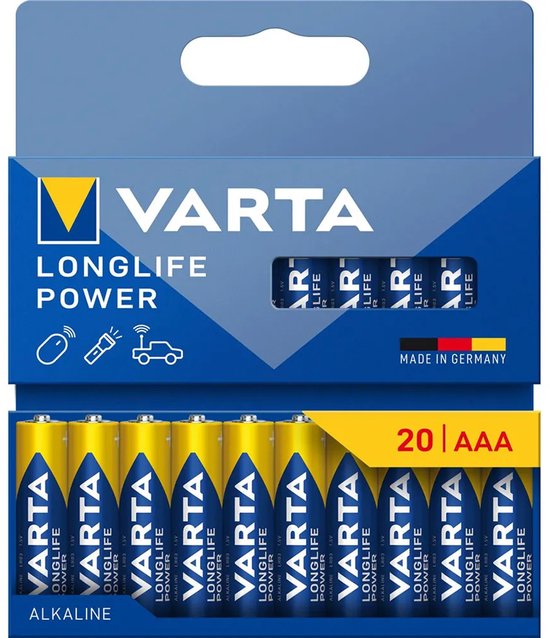 VARTA Longlife Power AAA Pack 20