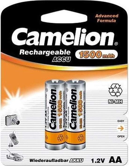 Camelion NH-AA1500-BP2 Oplaadbare batterij Nikkel-Metaalhydride (NiMH)