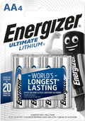 Energizer Ultimate Lithium Mignon - AA LR 6 - 1,5V - 1x4 stuks