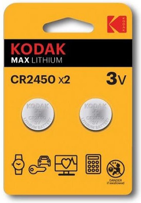 Kodak – CR2450 – 2 stuks