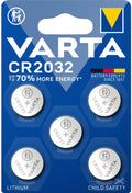 Varta CR 2032 - Lithium Knoopcel batterij - 3 Volt - 5 stuks