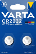 Varta CR 2032 - Lithium Knoopcel batterij - 3 Volt - 2 stuks