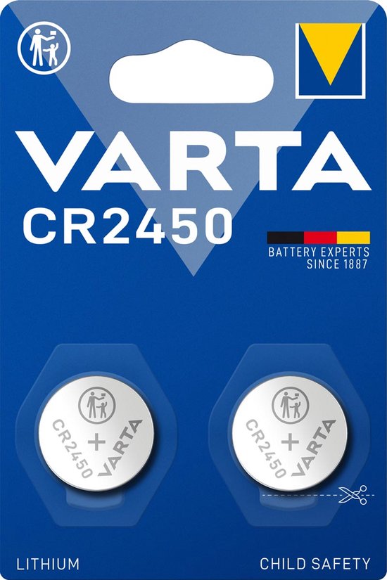 Varta CR2450 - 2 stuks