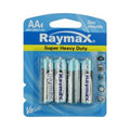 Raymax AA Batterijen - LR06 - Zink - 4 Stuks