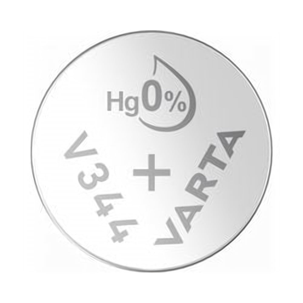 Varta V344 Zilveroxide Knoopcel – 1.55V – 105 mAh – Voor Horloges, Medische en Precisietoestellen