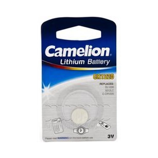 Camelion CR1220 Lithium Knoopcelbatterij – 3V – 38mAh – 1 Stuk