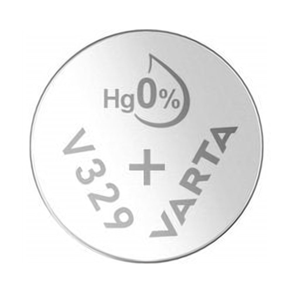 Varta Zilveroxide V329 Knoopcelbatterij – 1.55V – 37mAh – BP1