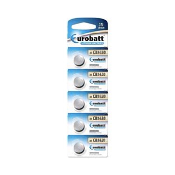 Lithium CR1620-batterij - BP5 Eurobatt-batterijen (1 stuk)