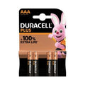 Duracell Alkaline Plus AAA batterij 4 pack