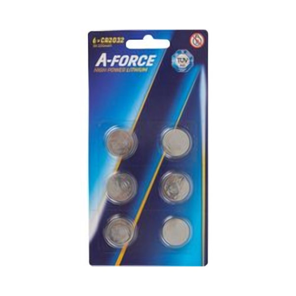 a-force knoopcel batt. 6st cr2032 lith.