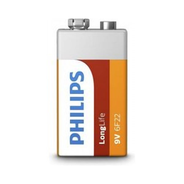 Philips 9V Longlife 6F22L1B Batterij - 1 stuk