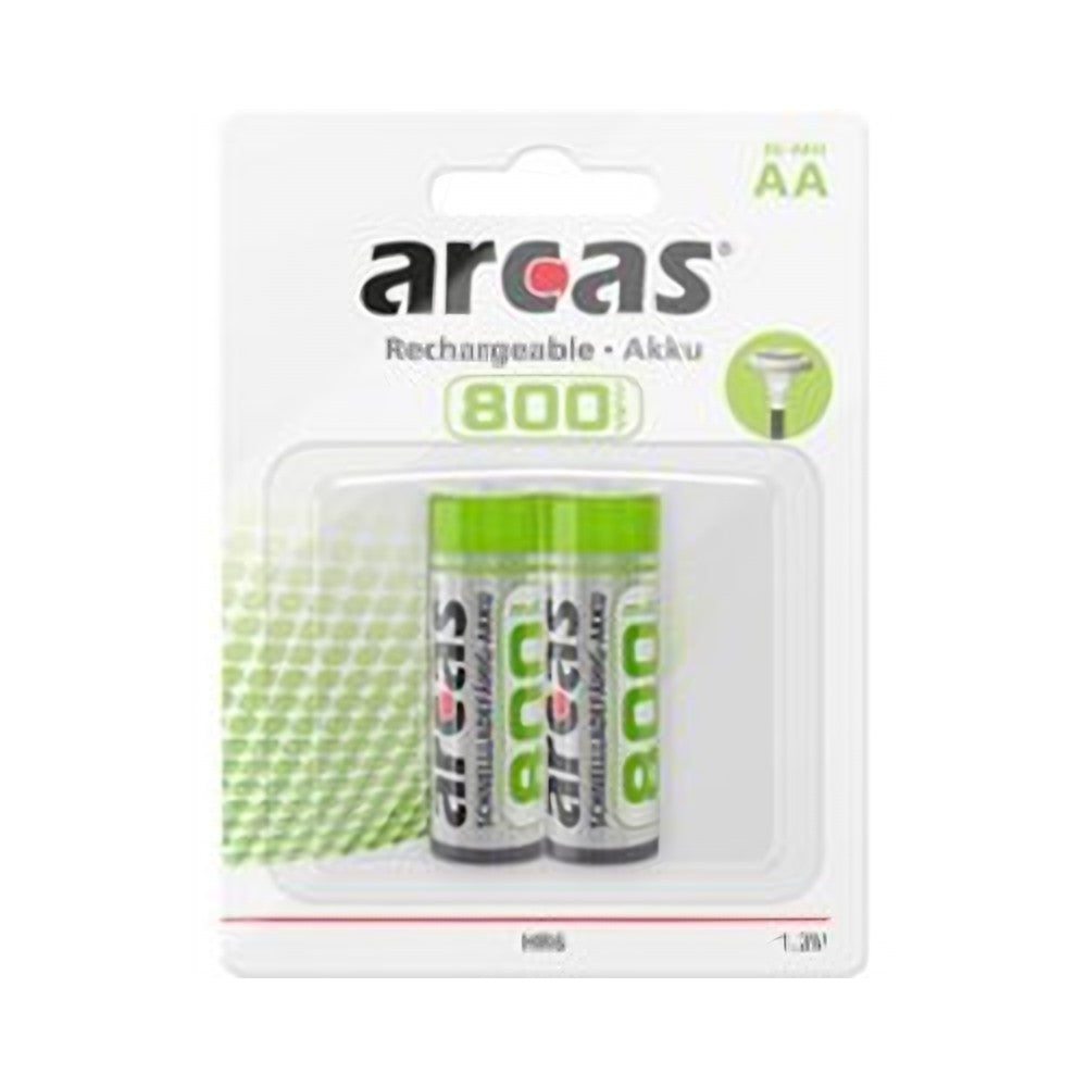 Arcas Rechargeable NimH AA/HR6 800mAh blister 2