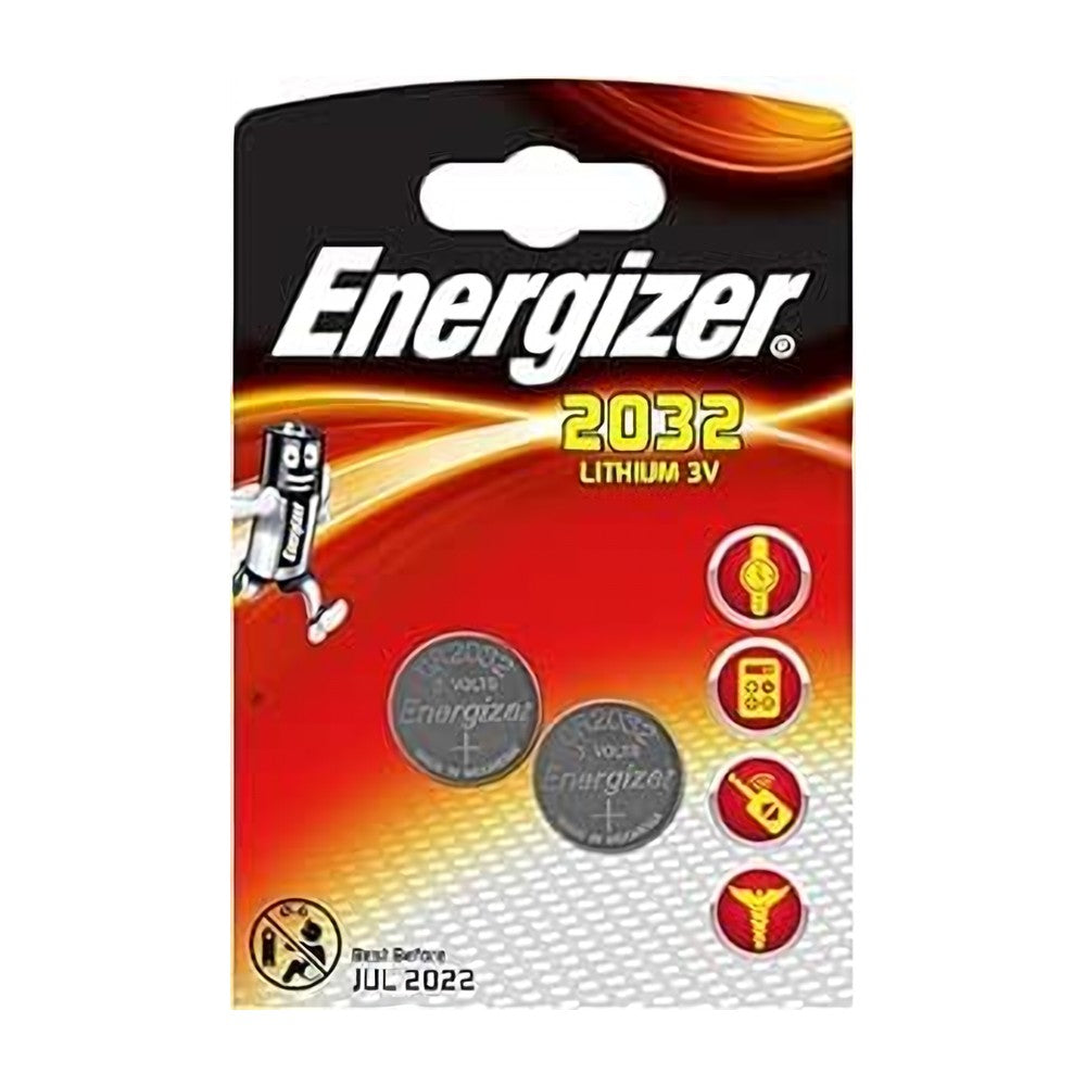 Energizer Knoopcel batterij 3V CR2032 / DL2032 - Blister van 2 stuks